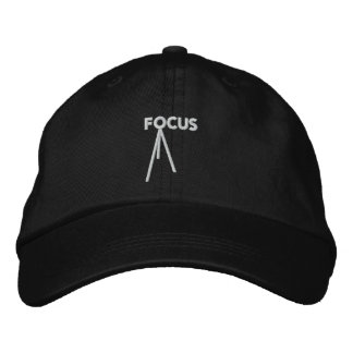 Focus Adjustable Embroidered Hat