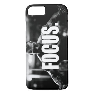 FOCUS - "Body building" Motivational iPhone 8/7 Case