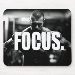 FOCUS - "Body building" Motivational Mouse Mat