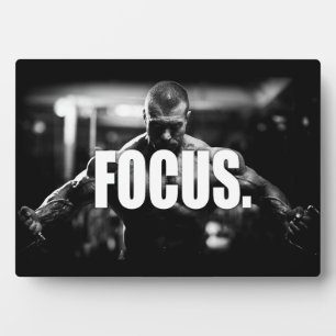 FOCUS - "Body building" Motivational Plaque