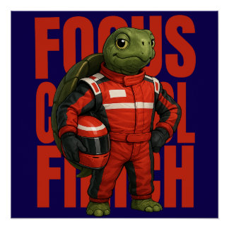 Focus. Control. Finish Poster