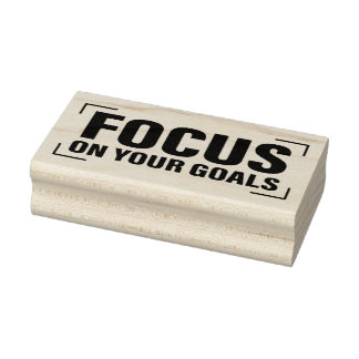 Focus Distraction Quotes Inspirational Quote Art Rubber Stamp