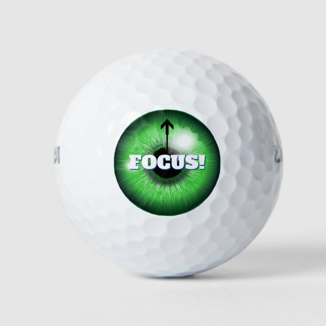 Focus Golf Ball with Arrow (Front)