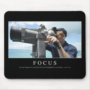 Focus: Inspirational Quote 2 Mouse Mat