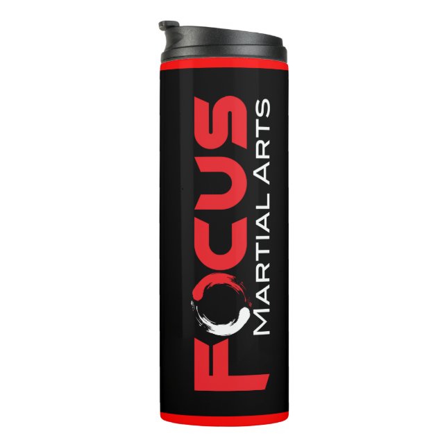 Focus Martial Arts Thermal Tumbler (Rotated Right)