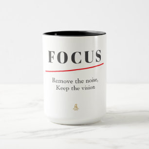 FOCUS Minimalist Motivational  — Clean Mode Mug