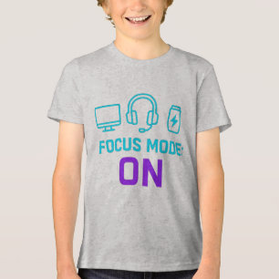 Focus Mode ON – Minimalist Tech Tri-Blend Shirt