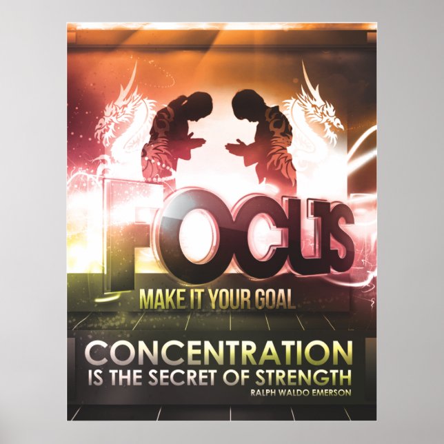 FOCUS - MOTIVATIONAL POSTER (Front)