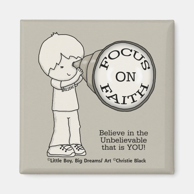 Focus On Faith Magnet (Front)