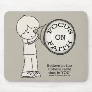 Focus On Faith Mouse Mat