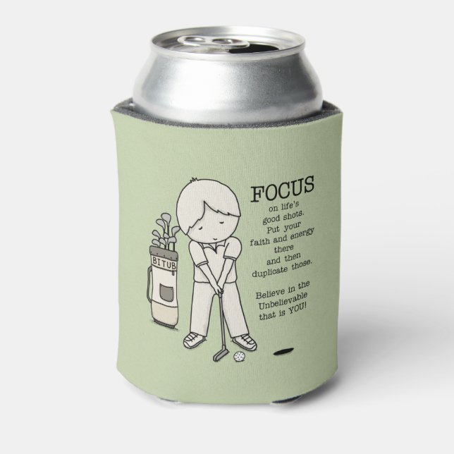 Focus on the Good Can Cooler (Can Back)