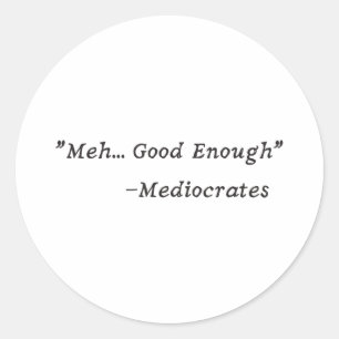 Focus on the Good Classic Round Sticker