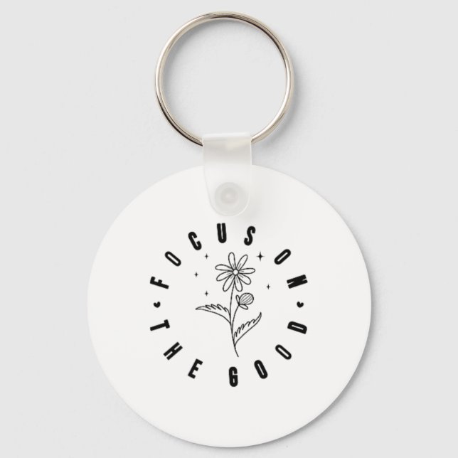 Focus On The Good - Front And Ck _1  Key Ring (Front)