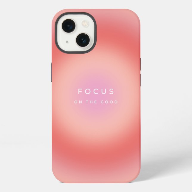 Focus On The Good iPhone Case (Back)