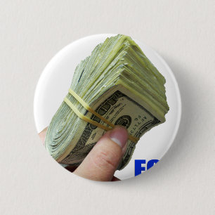 FOCUS on the MONEY 6 Cm Round Badge