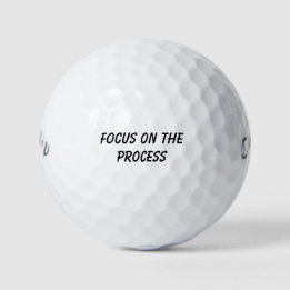 'Focus On The Process' Mental Game Gift Golf Balls