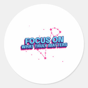 Focus On What Truly S Sticker