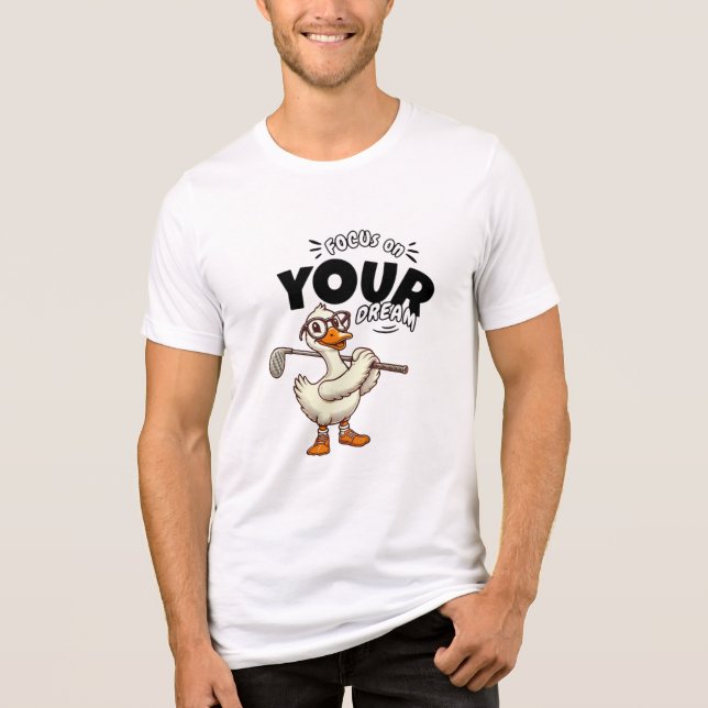 focus on your dream Tri-Blend shirt (Front)