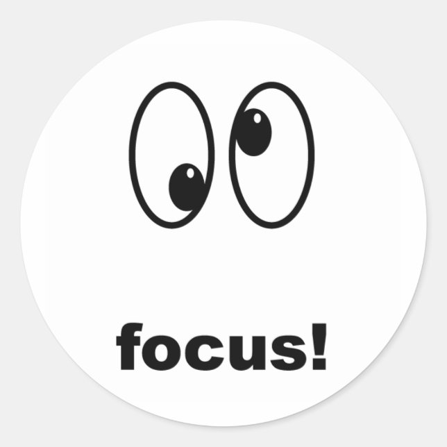 Focus - Small Sticker (Front)