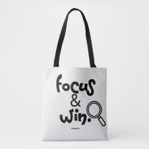 Focus & Win. Tote Bag