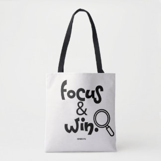 Focus & Win. Tote Bag