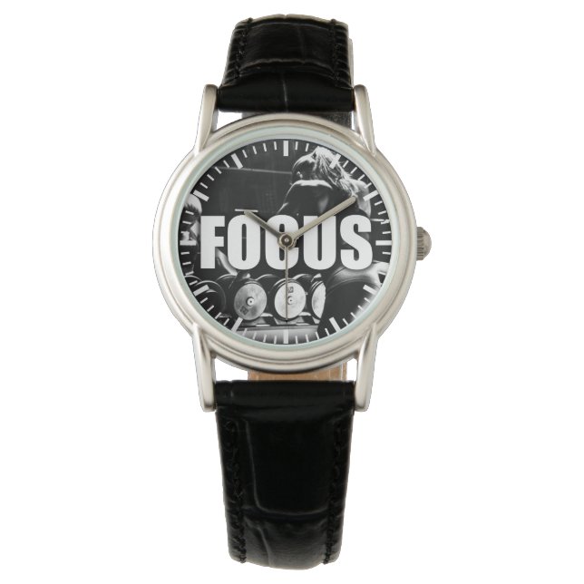 FOCUS - Women's Workout Motivational Watch (Front)