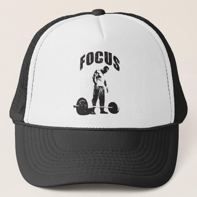 FOCUS - Workout Motivational Trucker Hat (Front)