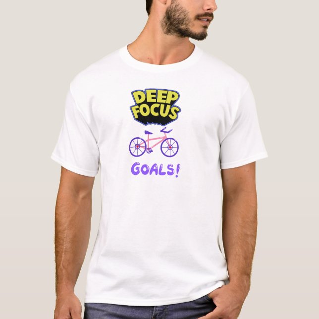 Focus Your Goal – Motivational Success T-Shirt (Front)
