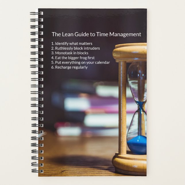 Focus your Life: The Lean Guide to Time Management Planner (Front)