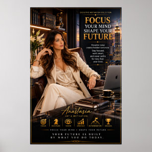 Focus Your Mind – Executive Office Motivation Post Poster