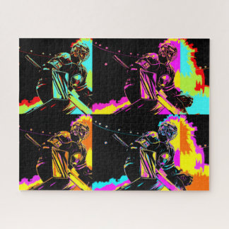 Focused and Ready - Ice Hockey Goalie Jigsaw Puzzle