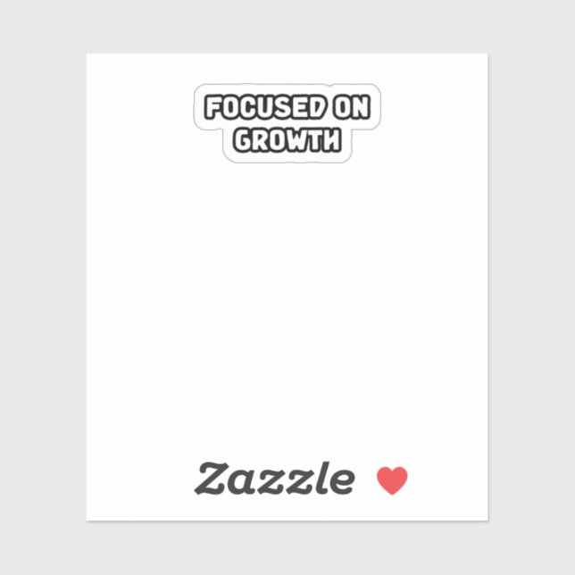 Focused On Growth Mindset Personal Development  (Sheet)