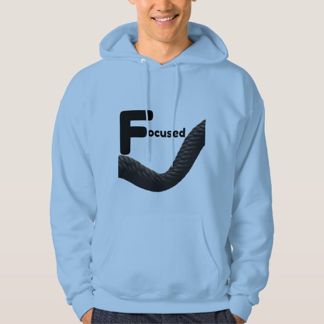 Focused Rope Wave Mindset Hoodie (Front)