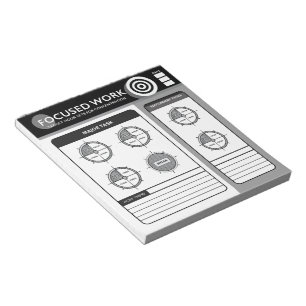 Focused Work   Target Hours Notepad