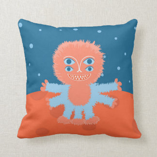 Focussian Furry Cartoon Alien Cushion
