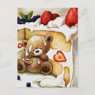 Födelsedags Nalle Postcard