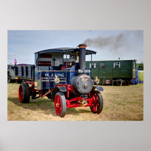 Foden Steam Lorry Poster (Front)