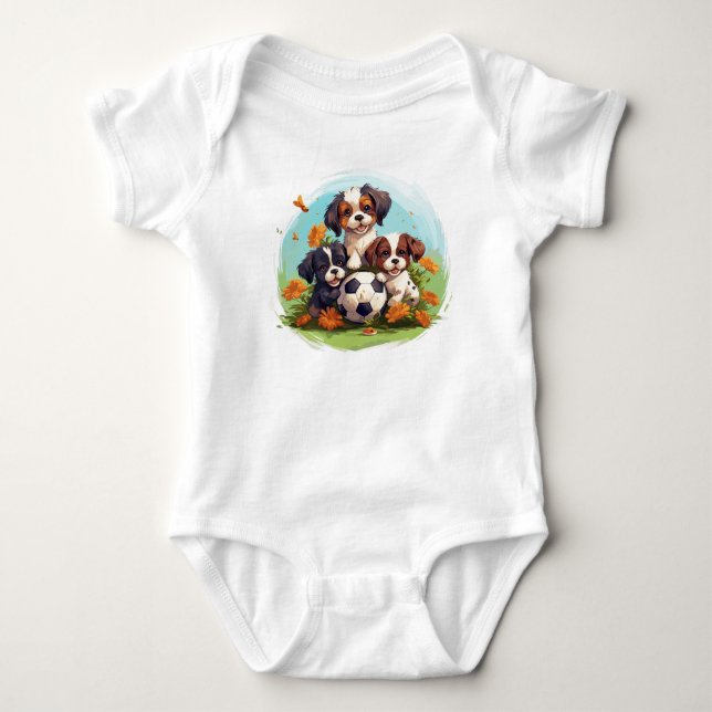 Fodogs at last baby bodysuit (Front)