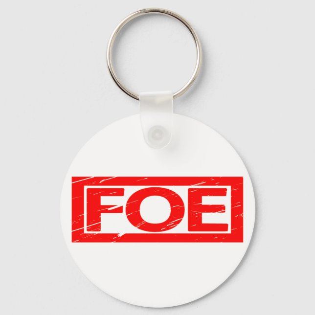 Foe Stamp Key Ring (Front)