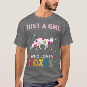 Foes Lover Just a Girl Who Loves Foes Daisy Flower T-Shirt