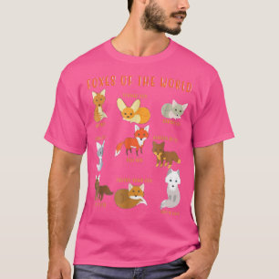 Foes Of The World Funny Fo Animals Educational 401 T-Shirt