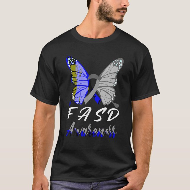 Foetal Alcohol Spectrum Disorder FASD Awareness Su T-Shirt (Front)