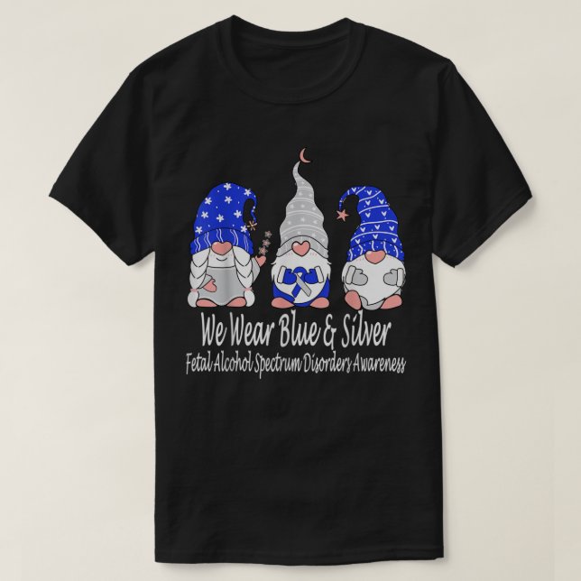 Foetal Alcohol Spectrum Disorders FASD Awareness  T-Shirt (Design Front)