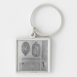 Foetus, illustration from 'Oeuvres' Key Ring