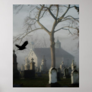 Fog At Dusk Poster