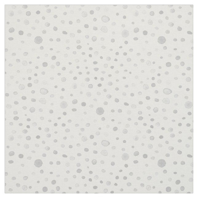 Fog Confetti Watercolor Dots Fabric (Swatch)