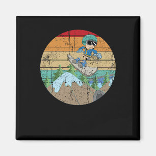Fog Darkness Trickery Vintage Halloween Scene - Sp Magnet