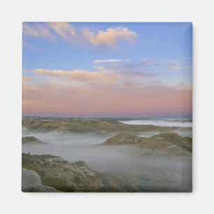 Fog from the Little Missouri River hangs in the Magnet