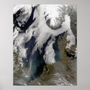 Fog in the North Sea Poster