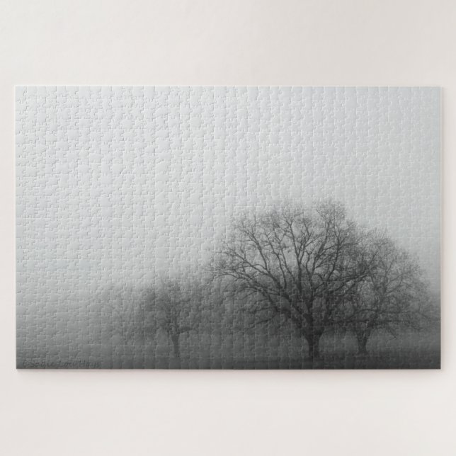 Fog in the Texas Hill Country Jigsaw Puzzle (Horizontal)